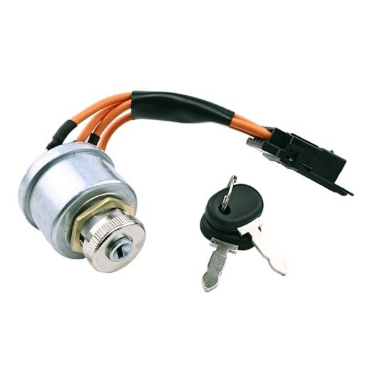 Ignition Switch Key Assembly 86569718 Compatible with NH 1530 1630 1725 1925