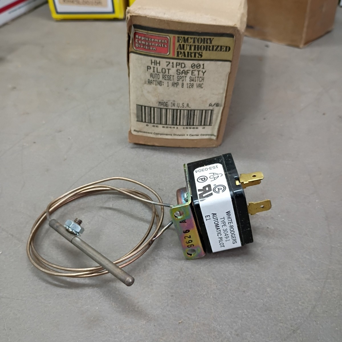 WHITE RODGERS 3049-1 AUTOMATIC PILOT ☆ BRAND NEW ☆  CARRIER HH71DP001