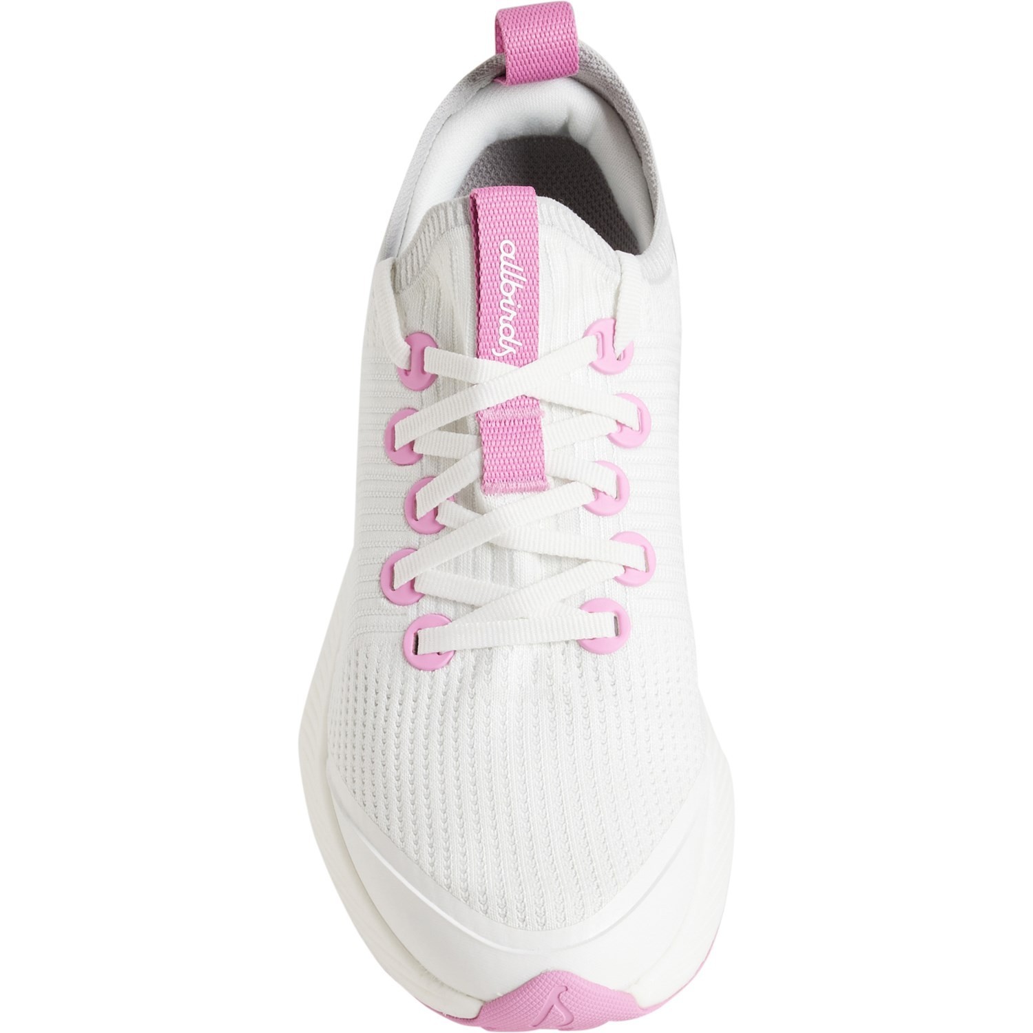 Allbirds Womens Tree Glider in Blizzard and Basin Pink
