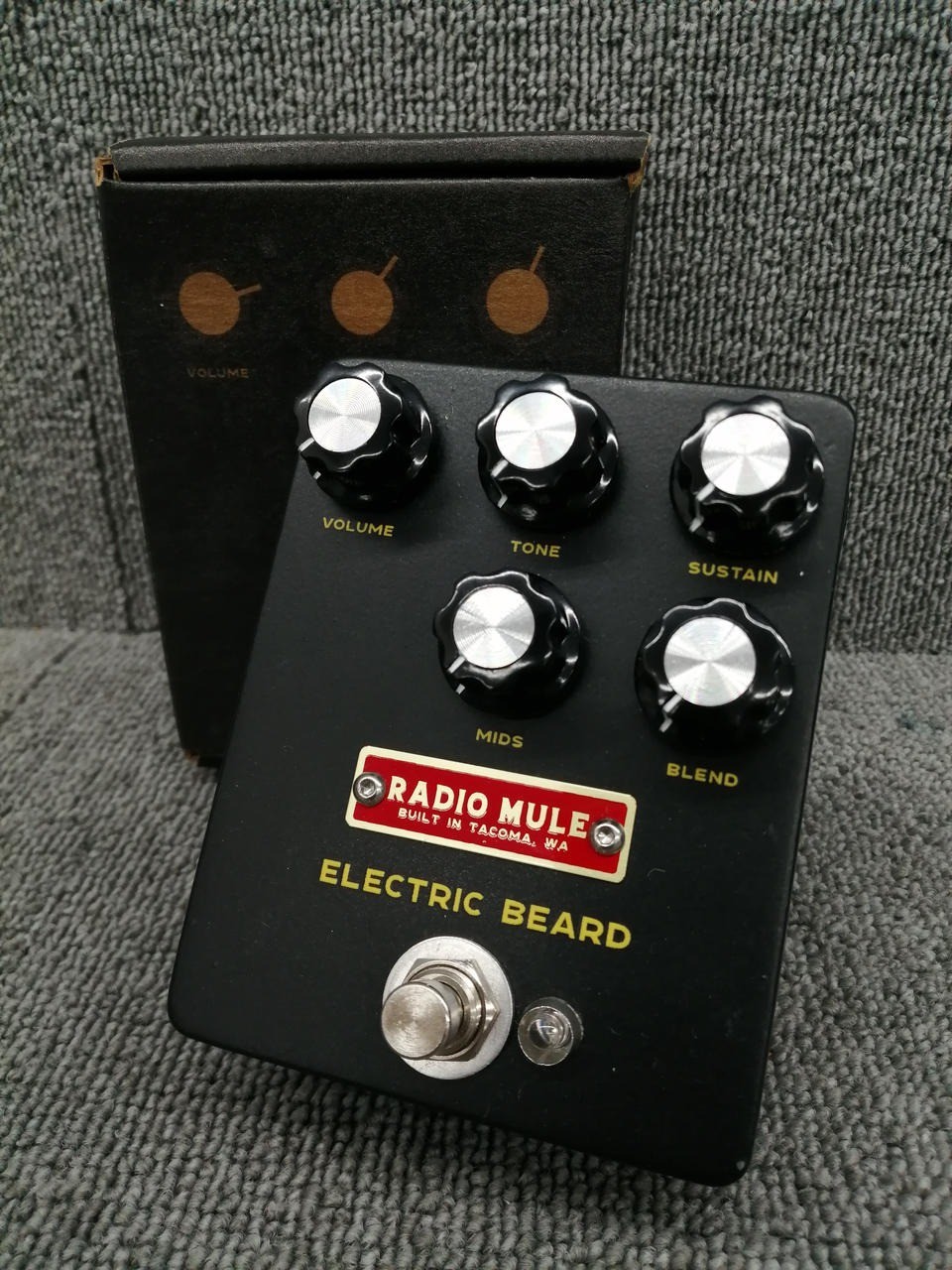 Radio Mule Electric Beard - Fuzz Pedal - Black Russian Muff/Super Fuzz hybrid