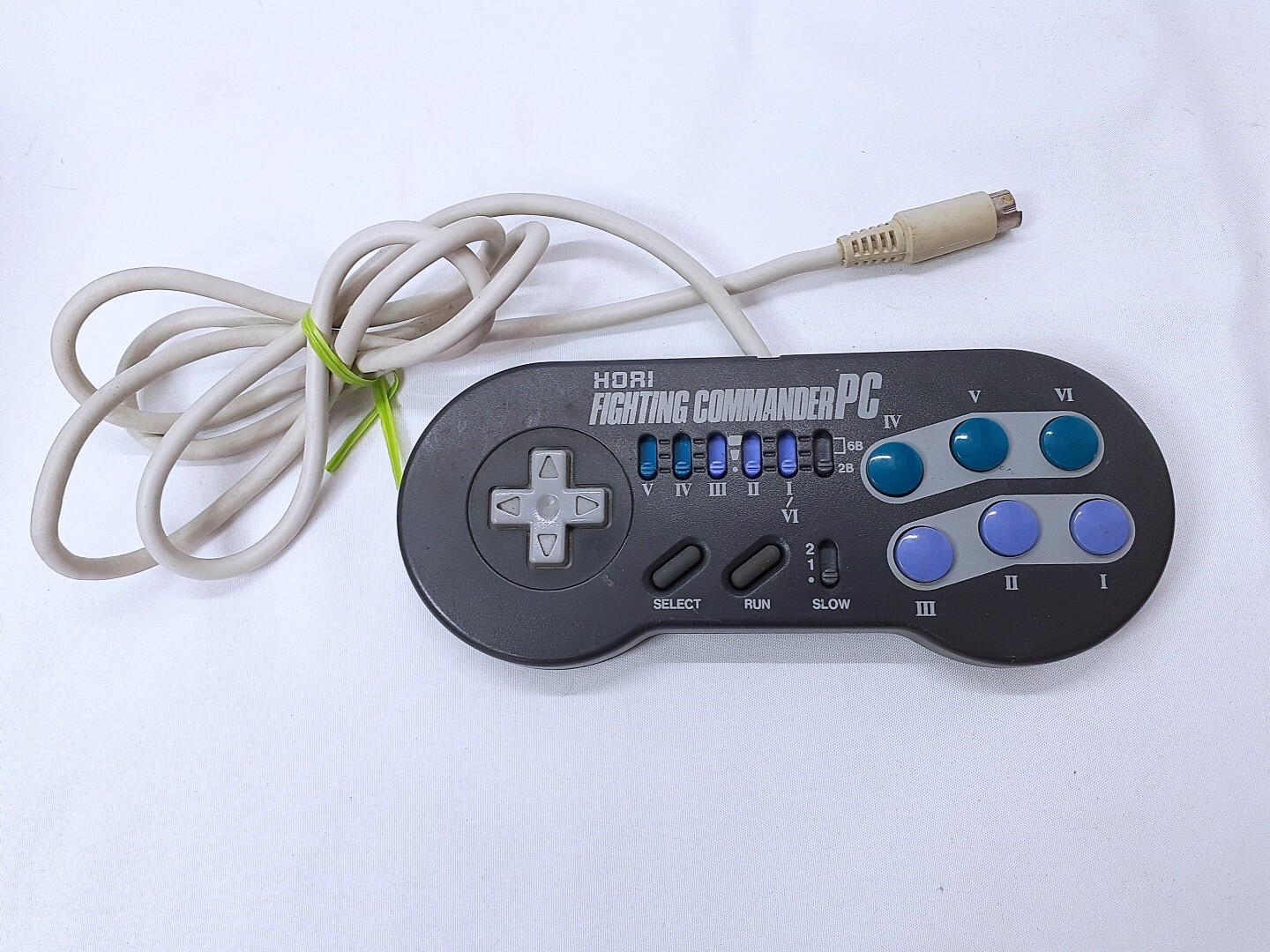 Fighting Commander PC PC Engine 6 button Controller Hori HPJ-07 Tested
