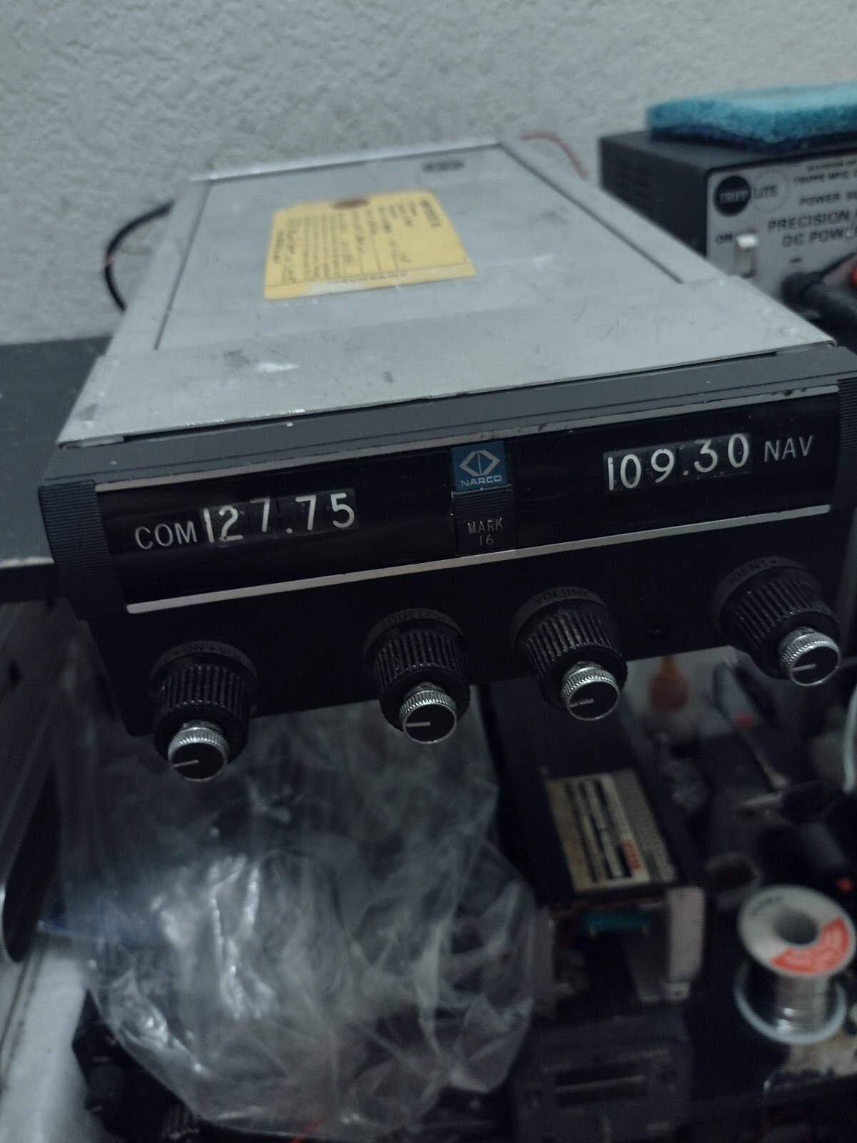 NARCO Mk 16 VHF Nav comm radio 14/24 vdc
