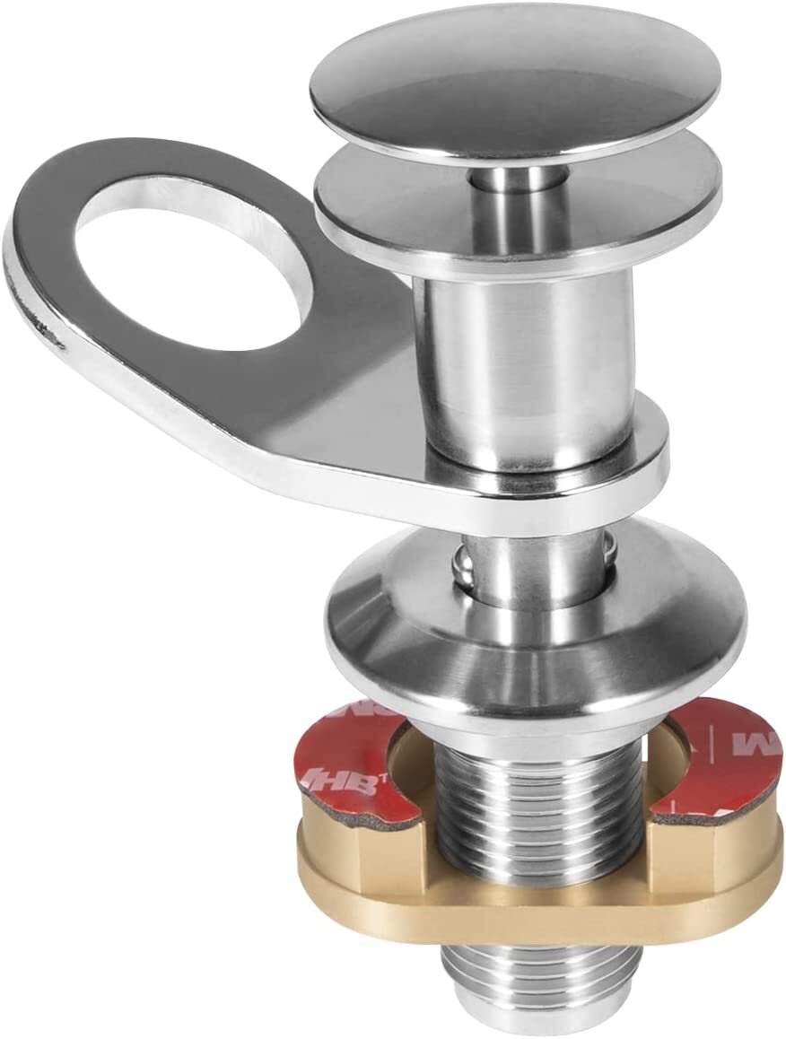 3/8'' Marine Stainless Steel Quick Release Fender Set Mount Holder 316 Steel