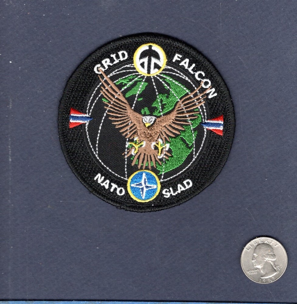 RNoAF Grid Falcon NATO SLAD F-16 FALCON Squadron Patch