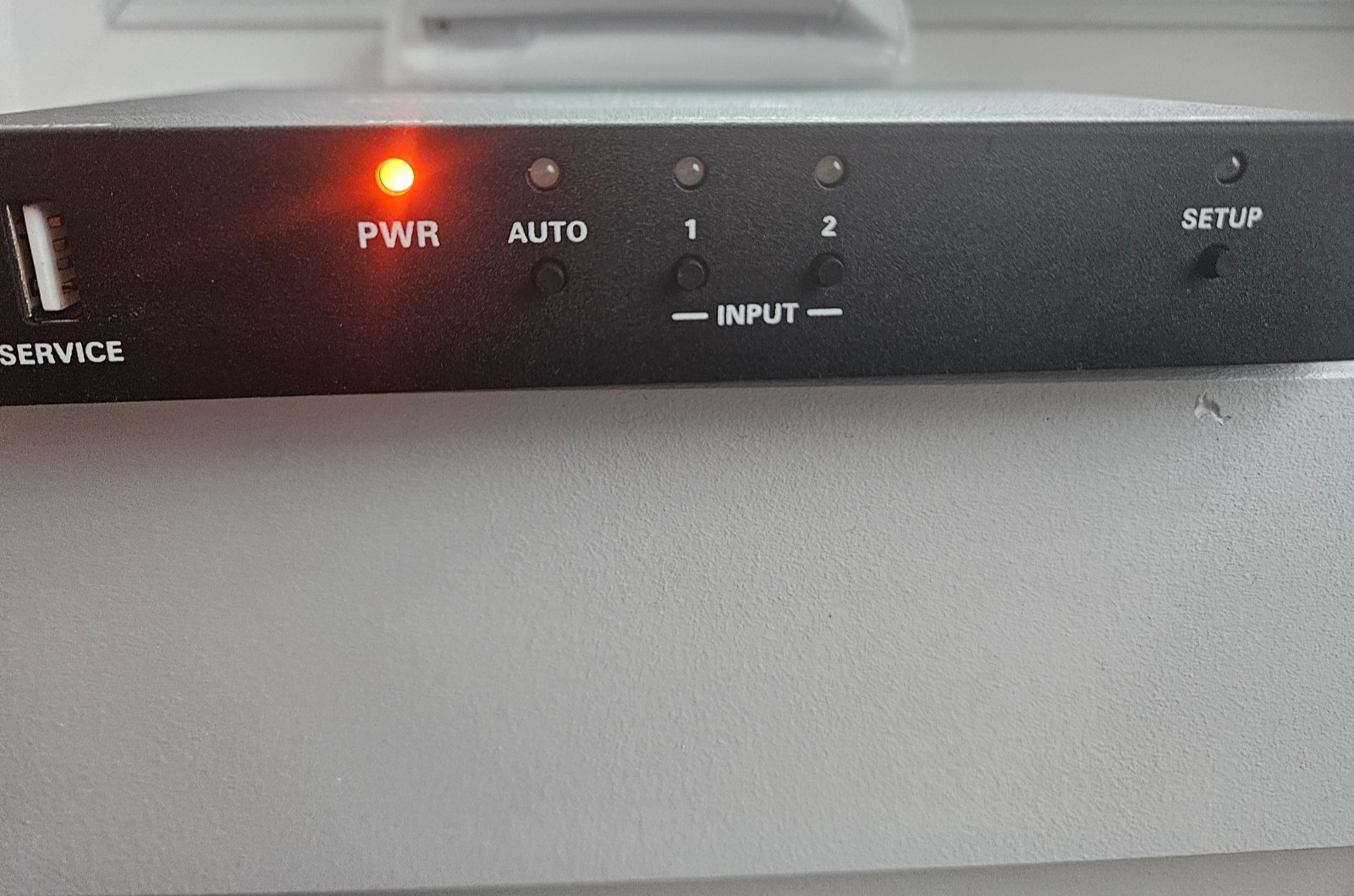 CRESTRON HD RX 201 C E MULTIFORMAT SWITCH & RECEIVER W/ PWR SUPPLY LINE JACKS