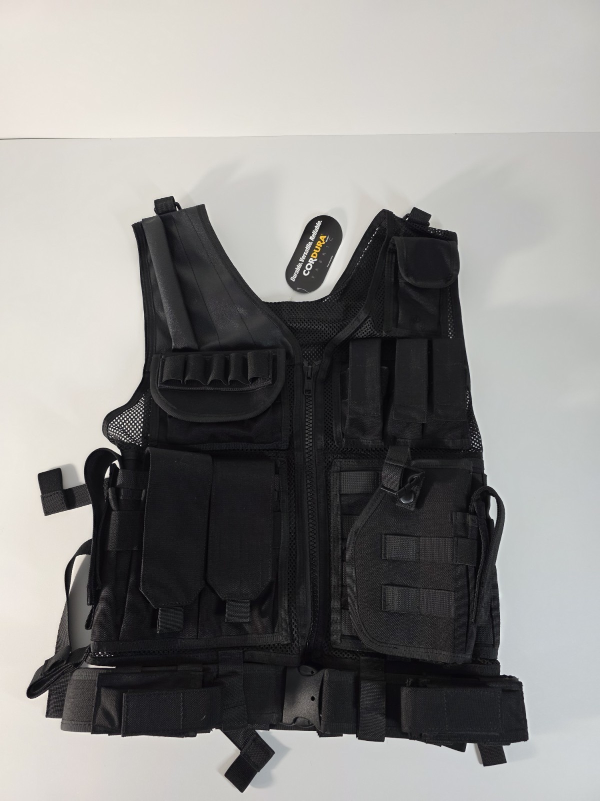 New Law Enforcement Assault Vest Police Military Prepper Cosplay Cordura Fabric