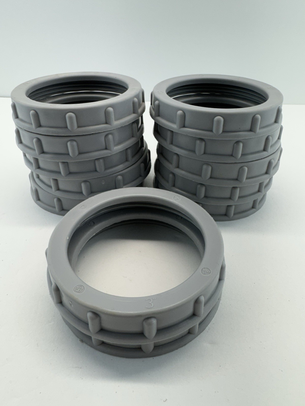 Plastic Insulated Bushing For 3” Rigid Conduit Qty 12