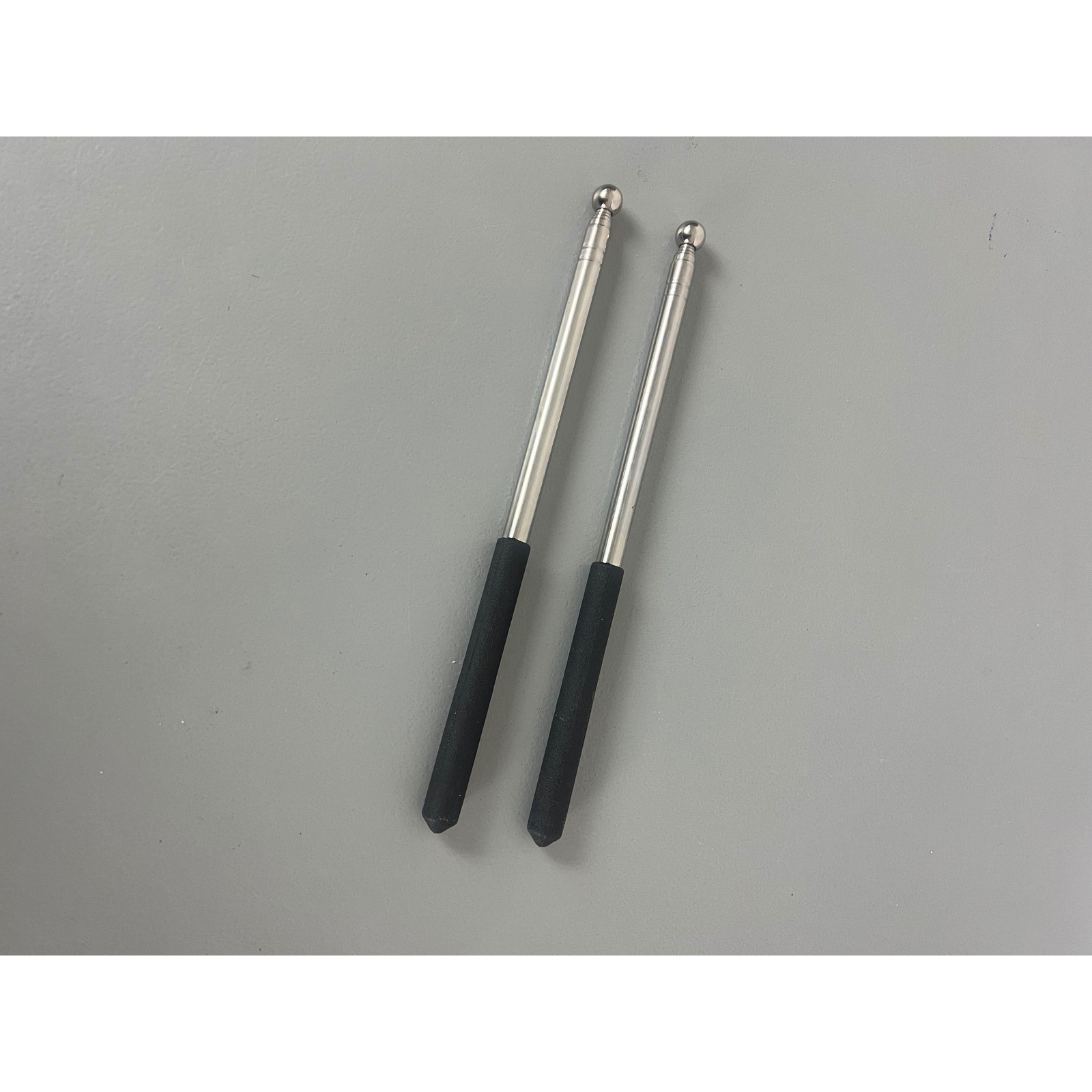 2 Pack Retractable Telescopic Teacher Pointer Hand Presenter Classroom Silver