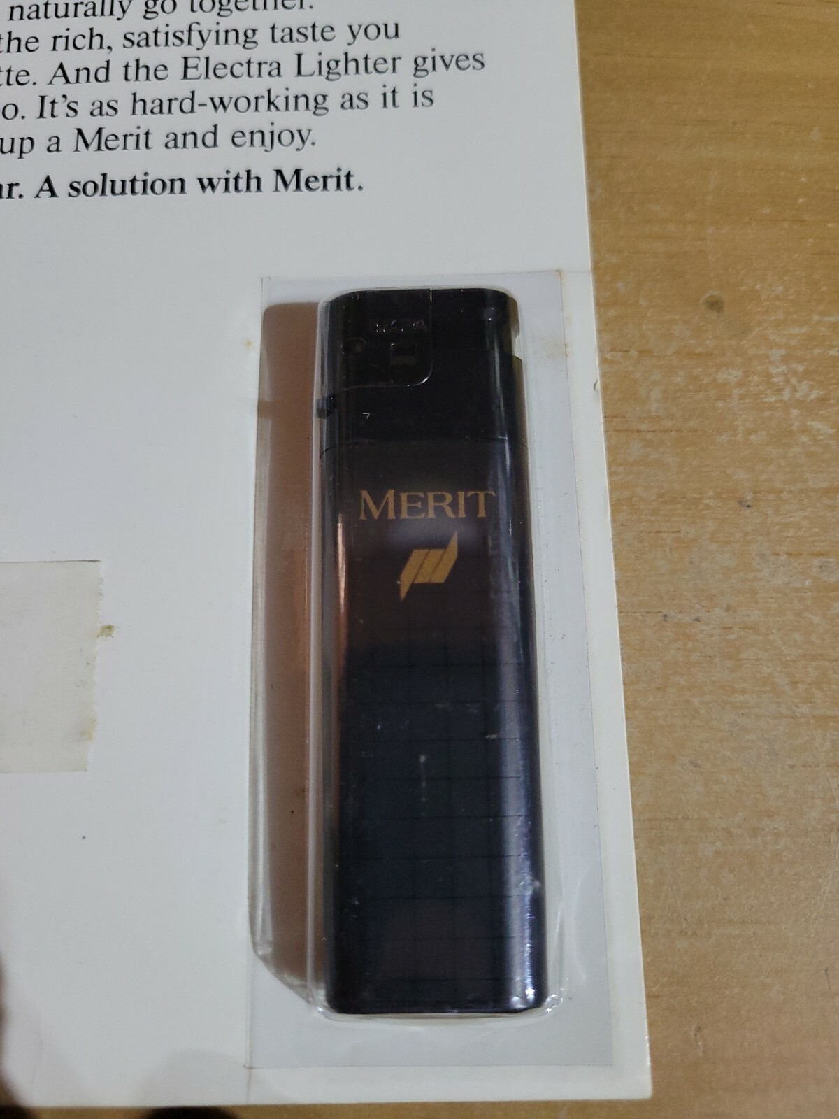 Merit Electra Black Disposable Lighter