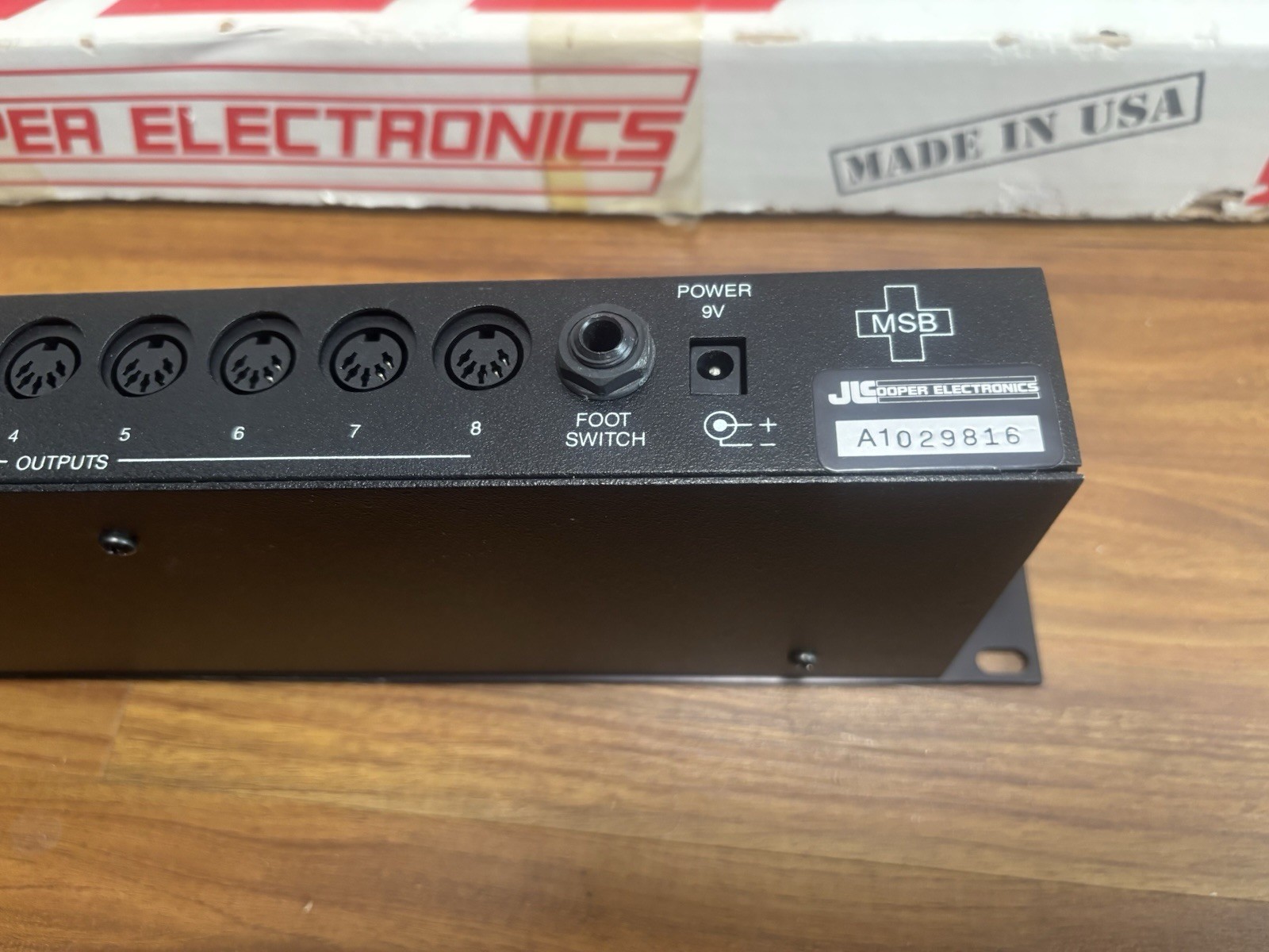 JL Cooper MSB Plus REV2 MIDI PATCH BAY - excellent condition