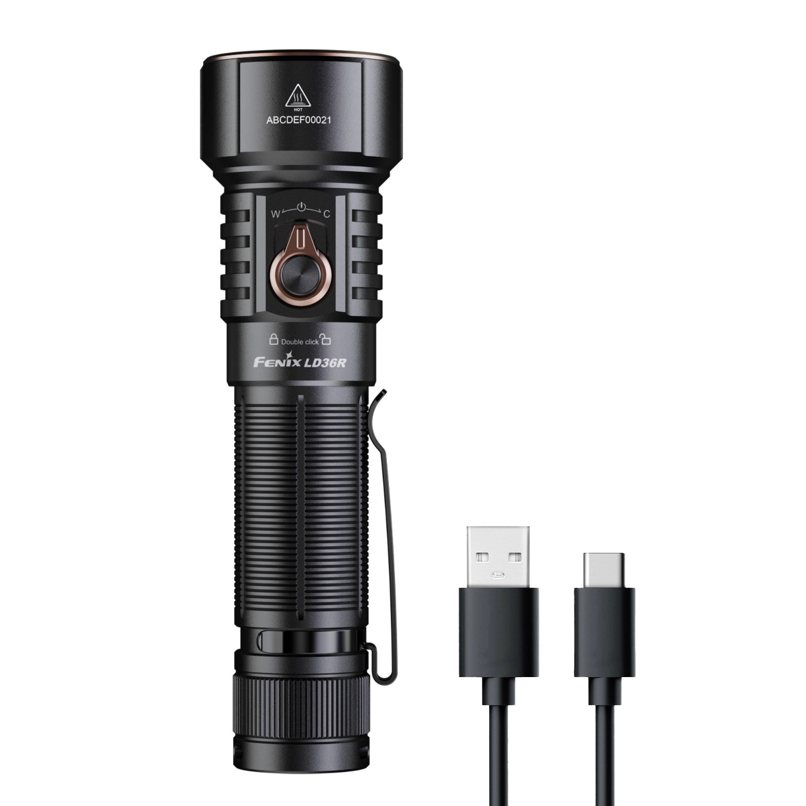 Fenix LD36R 3600 Lumens Rechargeable Flashlight with Adjustable Color Light