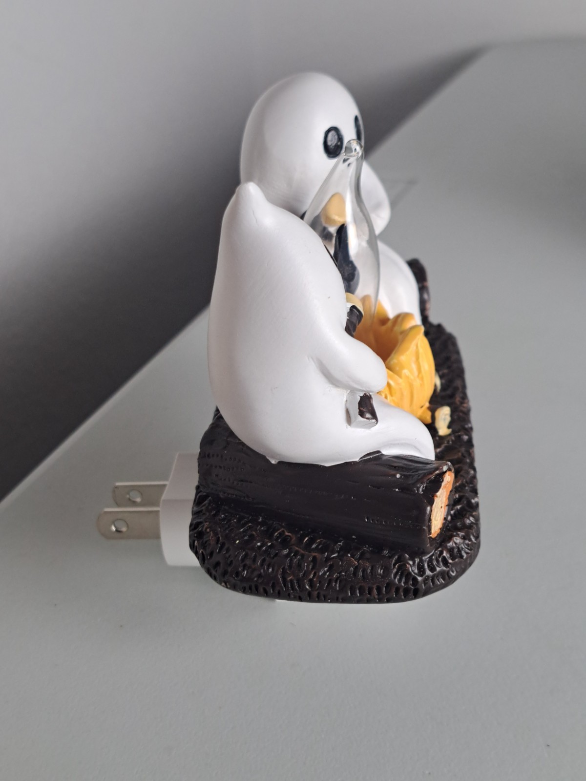 Halloween Ghost Campfire Flickering Nightlight Decor Little Ghosts Twinkle Light