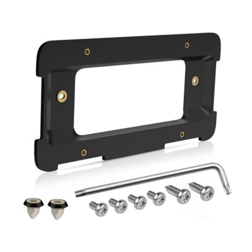 Rear License Plate Holder Base Mount Bracket Compatible with BMW 1/2/3/4/5/6