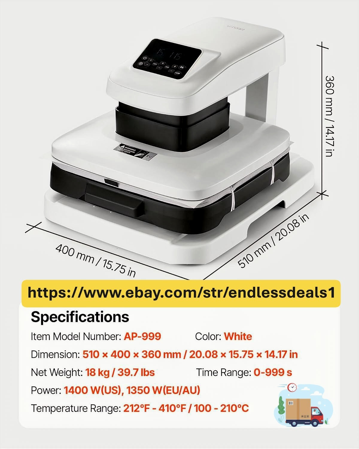 Heat Press Machine, 15 x 15 inch, T-Shirt Press Machine with Auto Release....