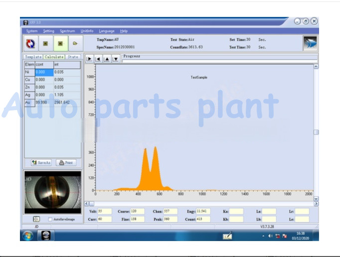 NEW X Ray XRF Spectrometer Analyzer Testing Machine For Gold /Precious Metals