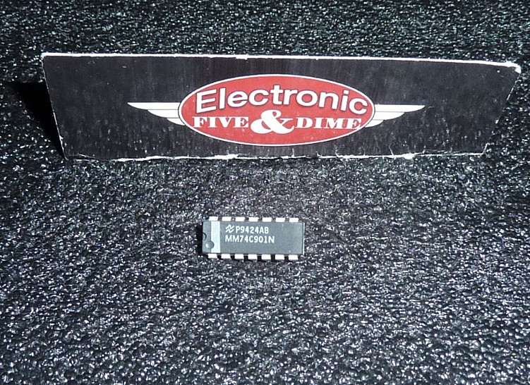 MM74C901N  National Inverter, CMOS Series, 6-Func, 1-Input, CMOS, PDIP14   IC