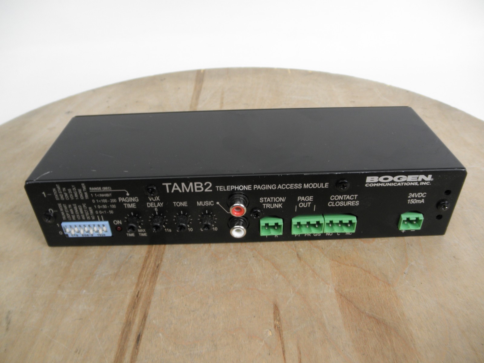 Bogen Communications TAMB2 Telephone Paging Access Module Tested No AC Adapter