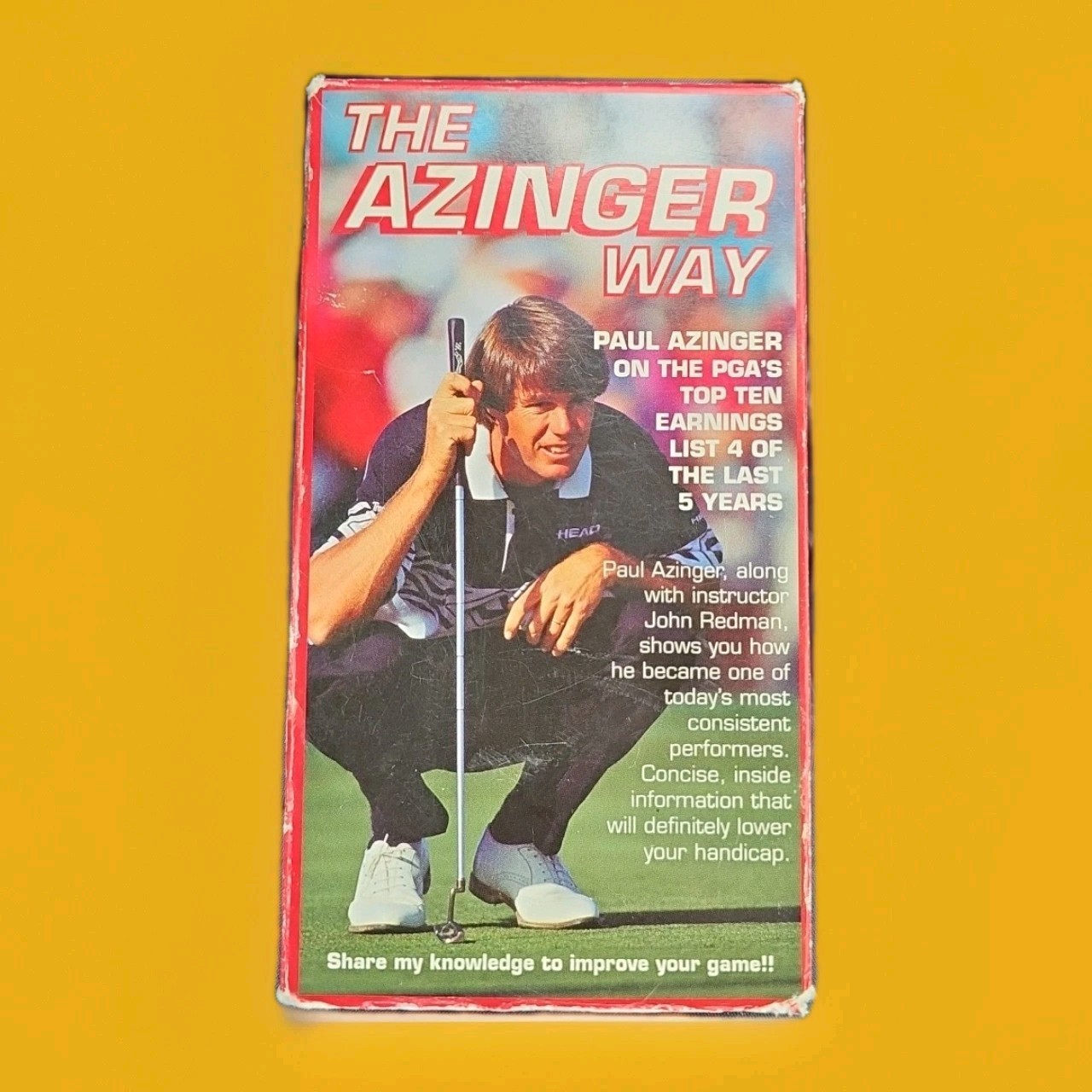 The Azinger Way (VHS 1992) Golf Paul Azinger PGA's Top 10 Earnings