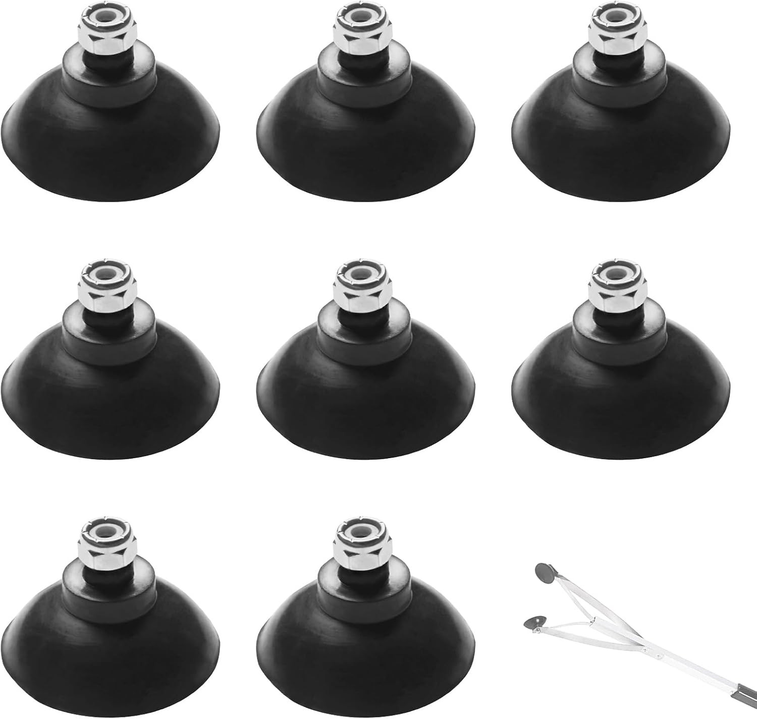 8 Pcs Replacement Gripper Cups Compatible with Arcmate EZ Reacher Accessory Tips