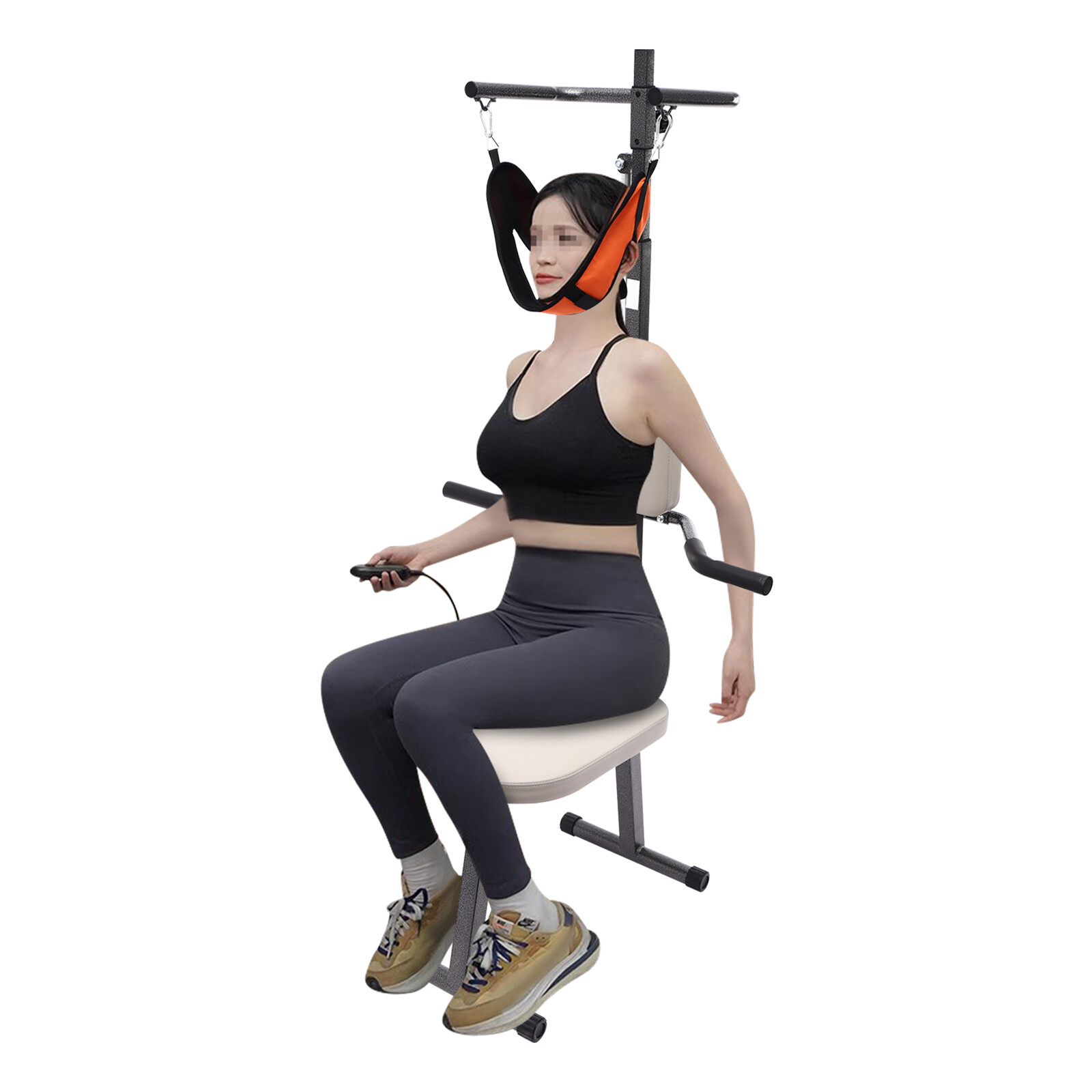 Traction & Stretch Decompression Machine Neck Traction Chair Home Gym Equipment