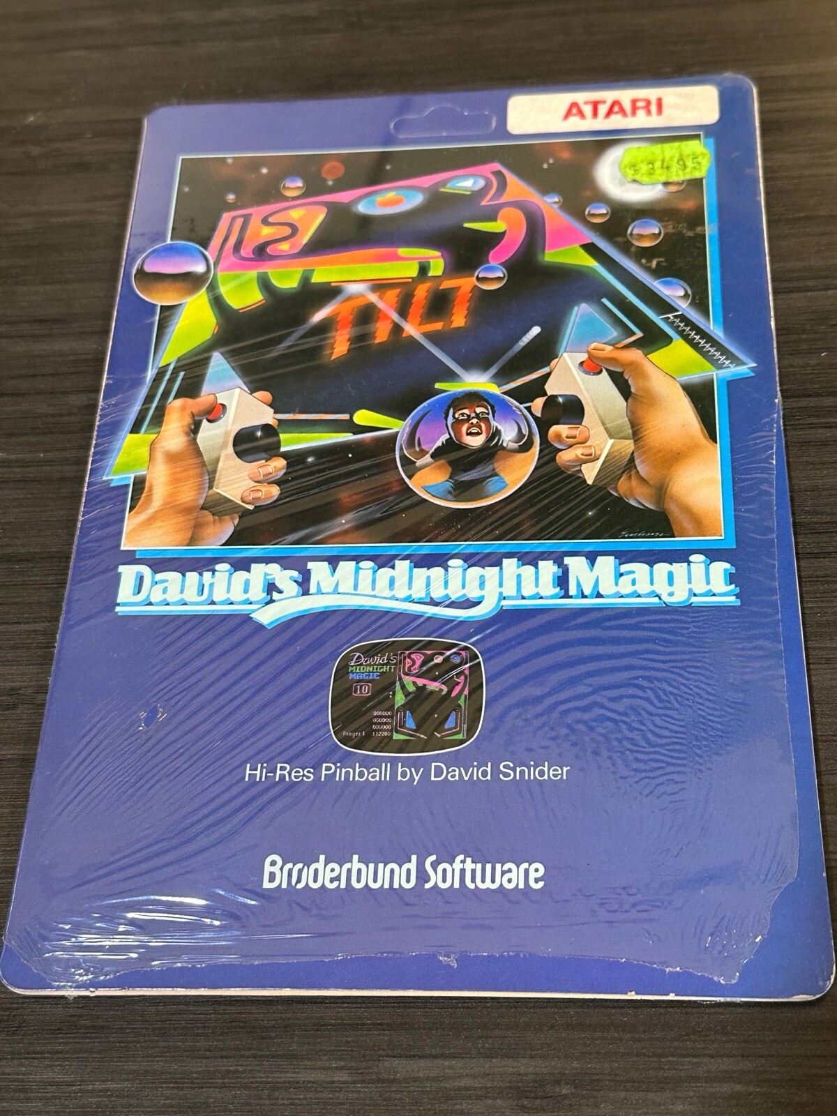 David’s Midnight Magic pinball Atari 400 800 XE Vintage Computer CIB boxed