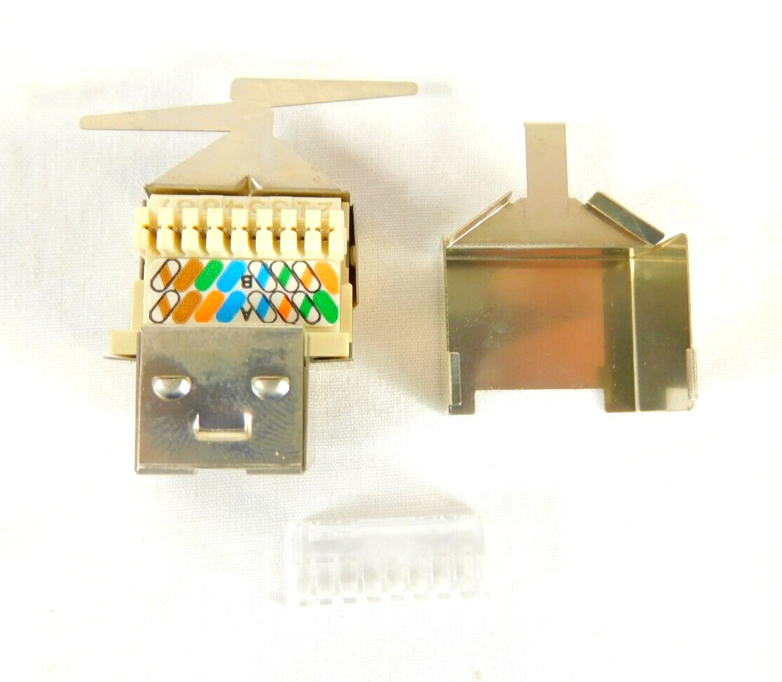SCTP Category 5e Shielded RJ-45 Keystone Conn ICC IC1078S500
