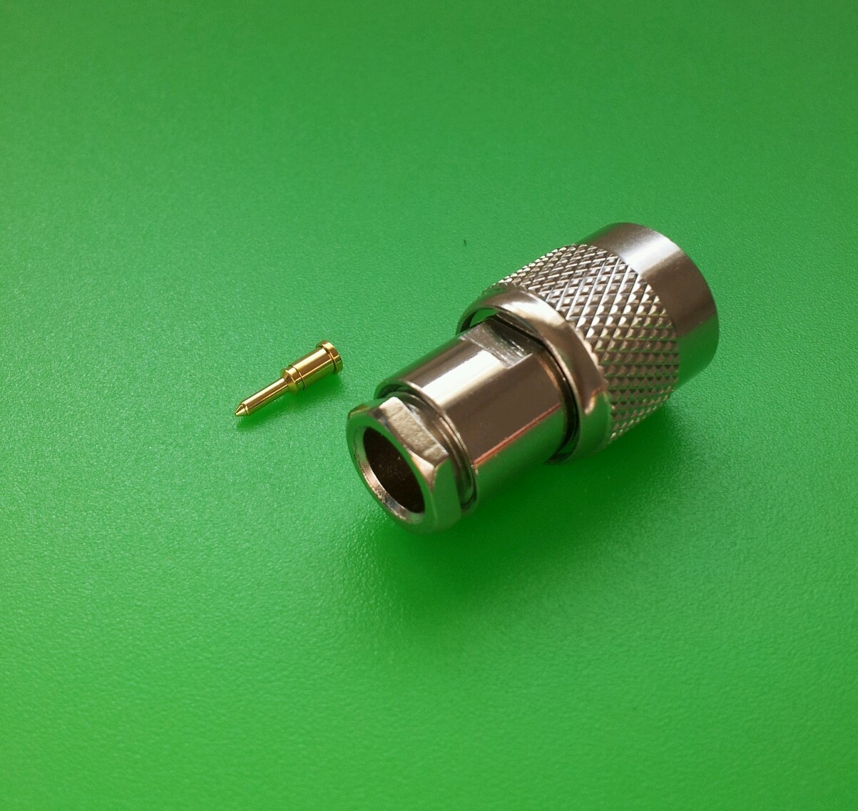 (5 PACKS) TNC Male Clamp Connector for RG58/RG58U/RG142/LMR195