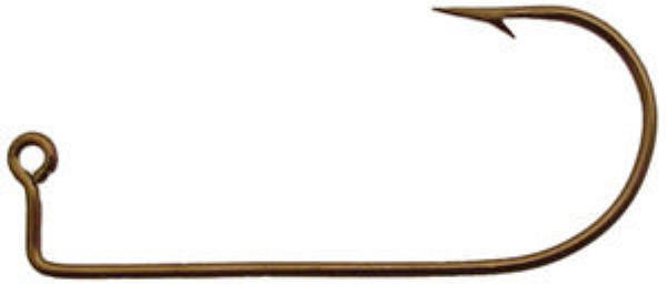 100 - 1/0 Eagle Claw 570 Bronze Jig Hooks for Jig Molds