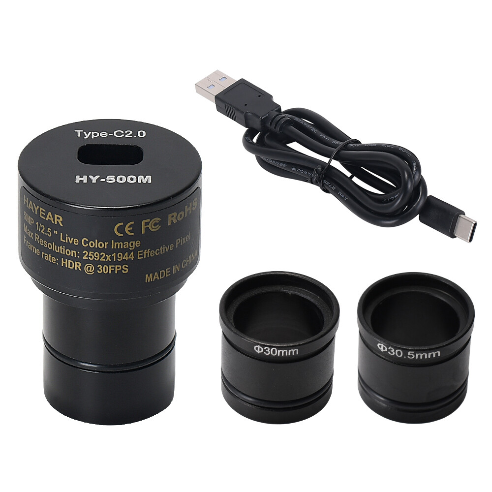 5MP CMOS USB2.0 Microscope Camera Digital Electronic Eyepiece Free Driver W4R0