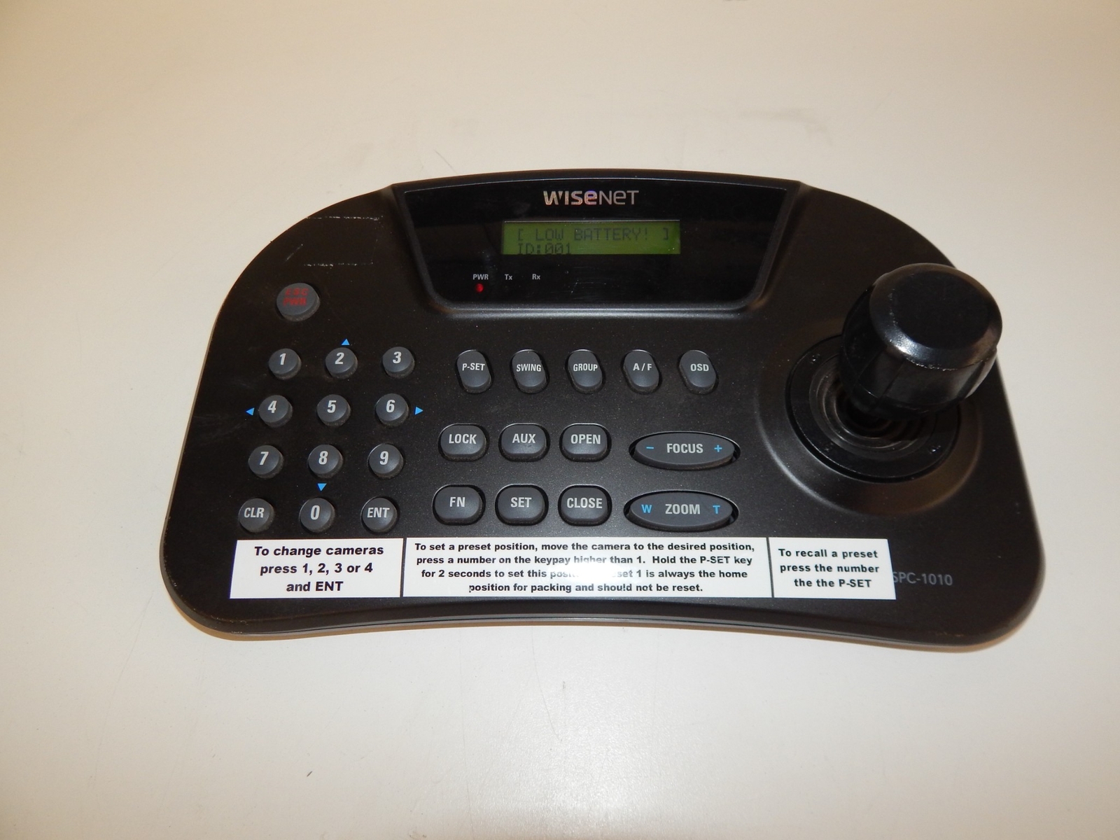 ^^Wisenet / Samsung SPC-1010 CCTV PTZ Controller Joystick Control - (KWJ26)