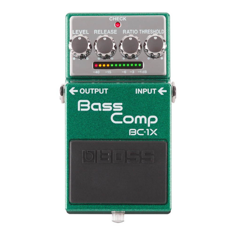 BOSS BC-1X Bass Premium Compressor Analog Pedal Multiband Compression TONE