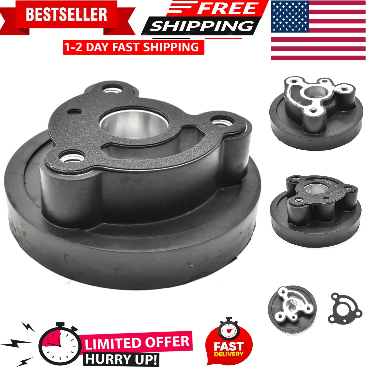 SP Aftermarket Head Cap/Gasket Set Compatible With Hitachi NR83A, NR83A2 and ...