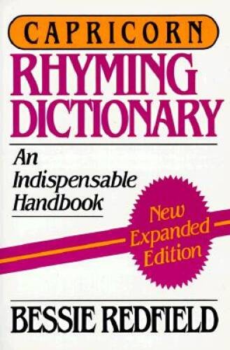 Capricorn Rhyming Dictionary - Paperback By Bessie G. Redfield - VERY GOOD