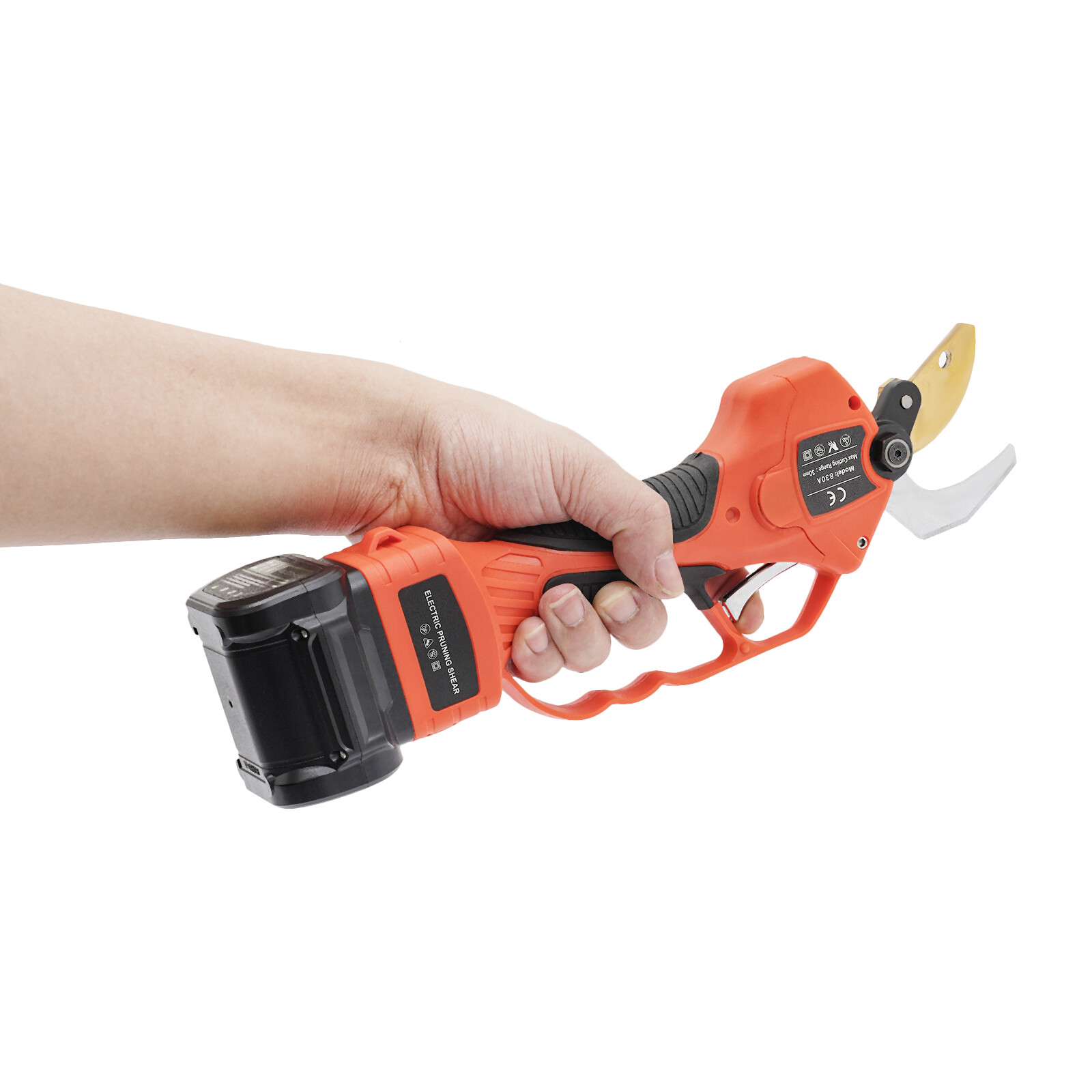 110v Electric Pruner Cordless Pruning Shears Extension Pole Bar Lithium Battery