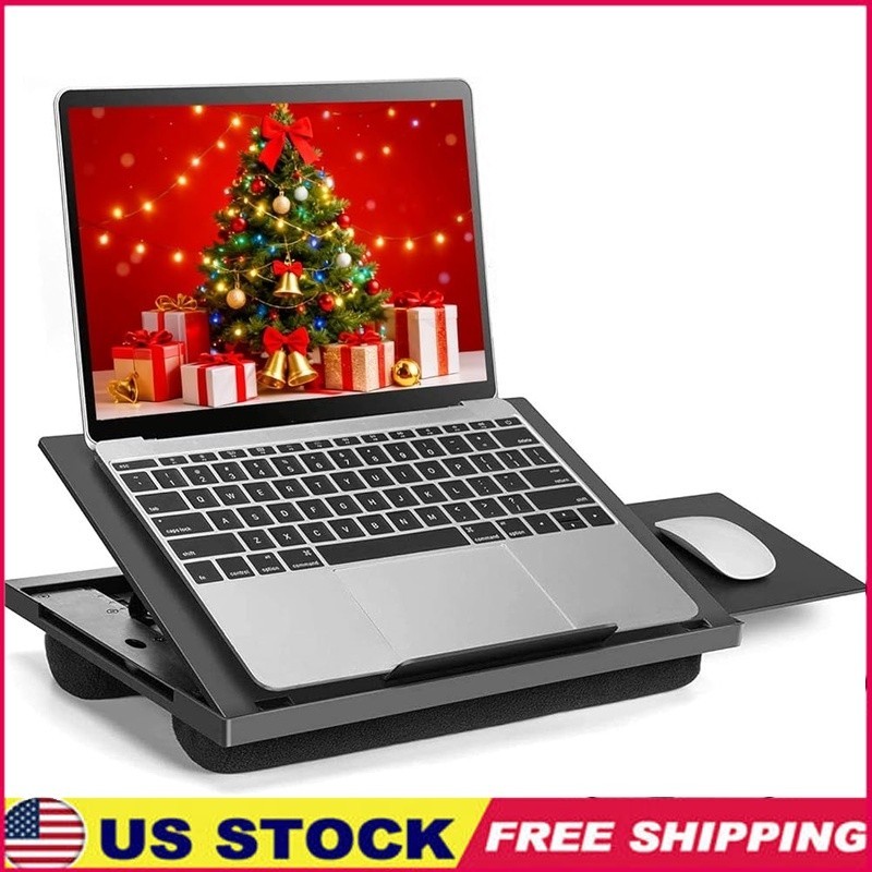Adjustable Laptop Stand W/ Mouse Pad Portable Multifunctional Lap Desk Comfort