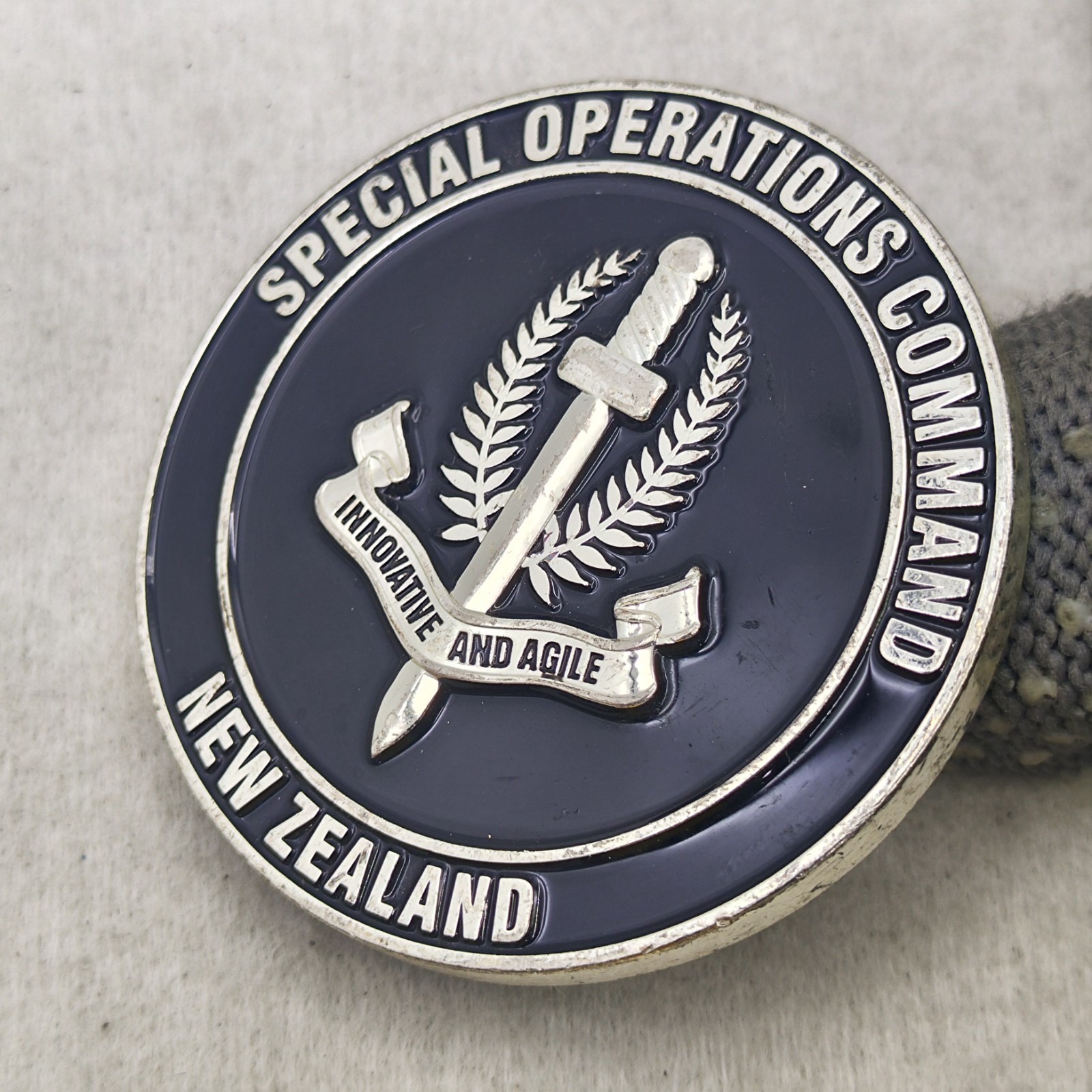 New Zealand Special Operations Command Challenge Coin