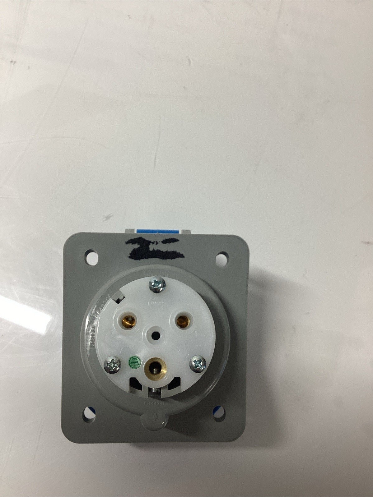 Palazzoli 2XD4 Panel Mounted Socket 15 Degree Angled IP66/IP67 L-786