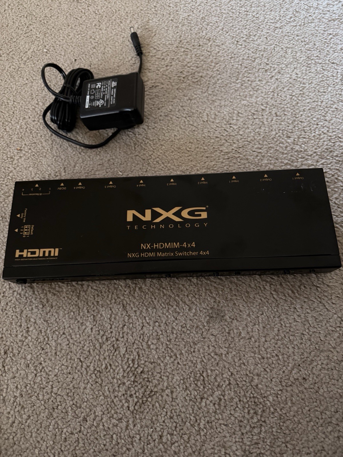 NXG NX-HDMIM 4x4 HDMI 4x4 Matrix Switcher