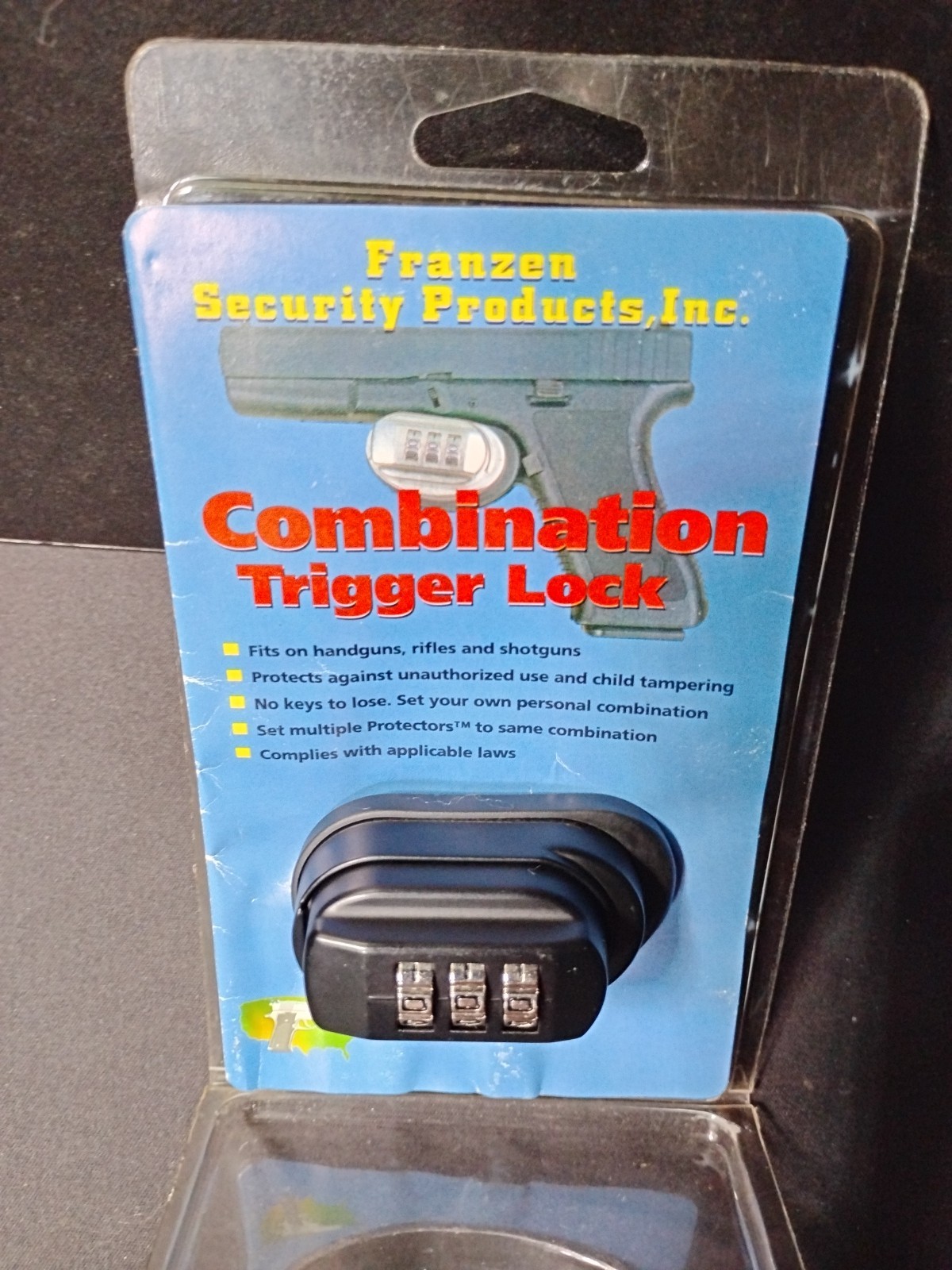 Franzen Security Combination Trigger Lock for Handgun, Rifle, Shotgun