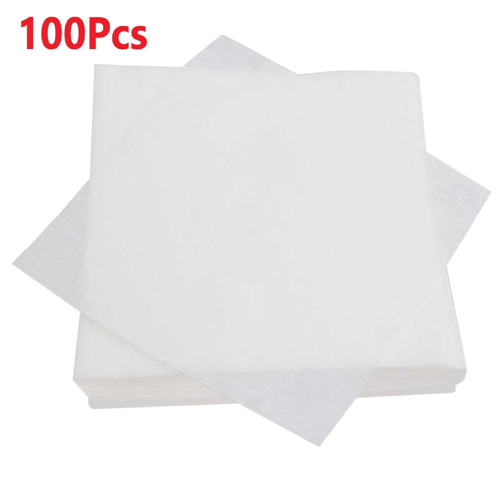 100Pcs 5*5cm Anti-static Lint-free Wipes Dust Free Paper Fiber Optic Tools E