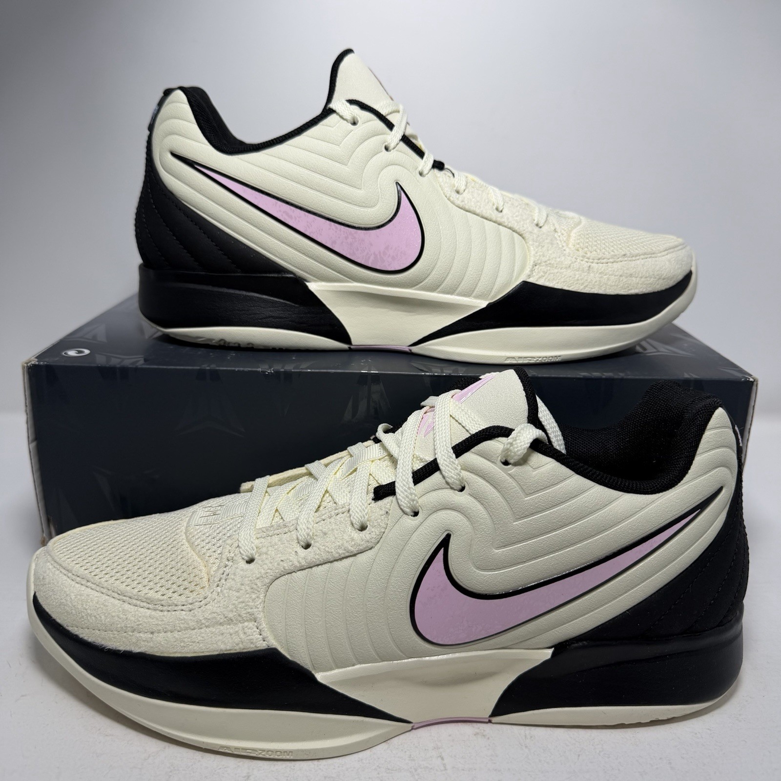 Nike Ja 2 Coconut Milk Pink Foam Black Men's Sizes FD7328-100 BRAND NEW