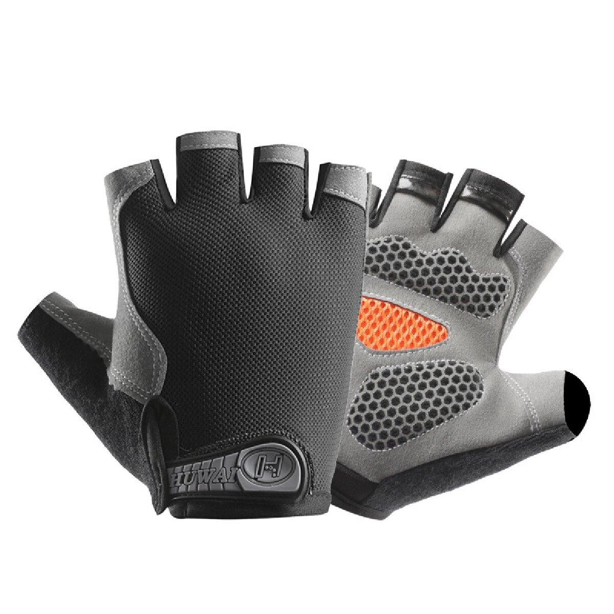 Weightlifting Gym Gloves Men Women Fitness Training Fingerless Anti Slip Breatha
