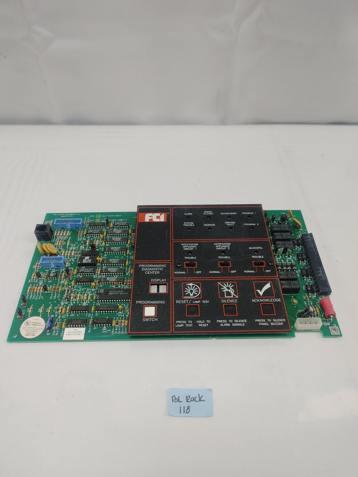 Fire Control Instruments 1120-0469 REV T 7200 Series System Control Unit