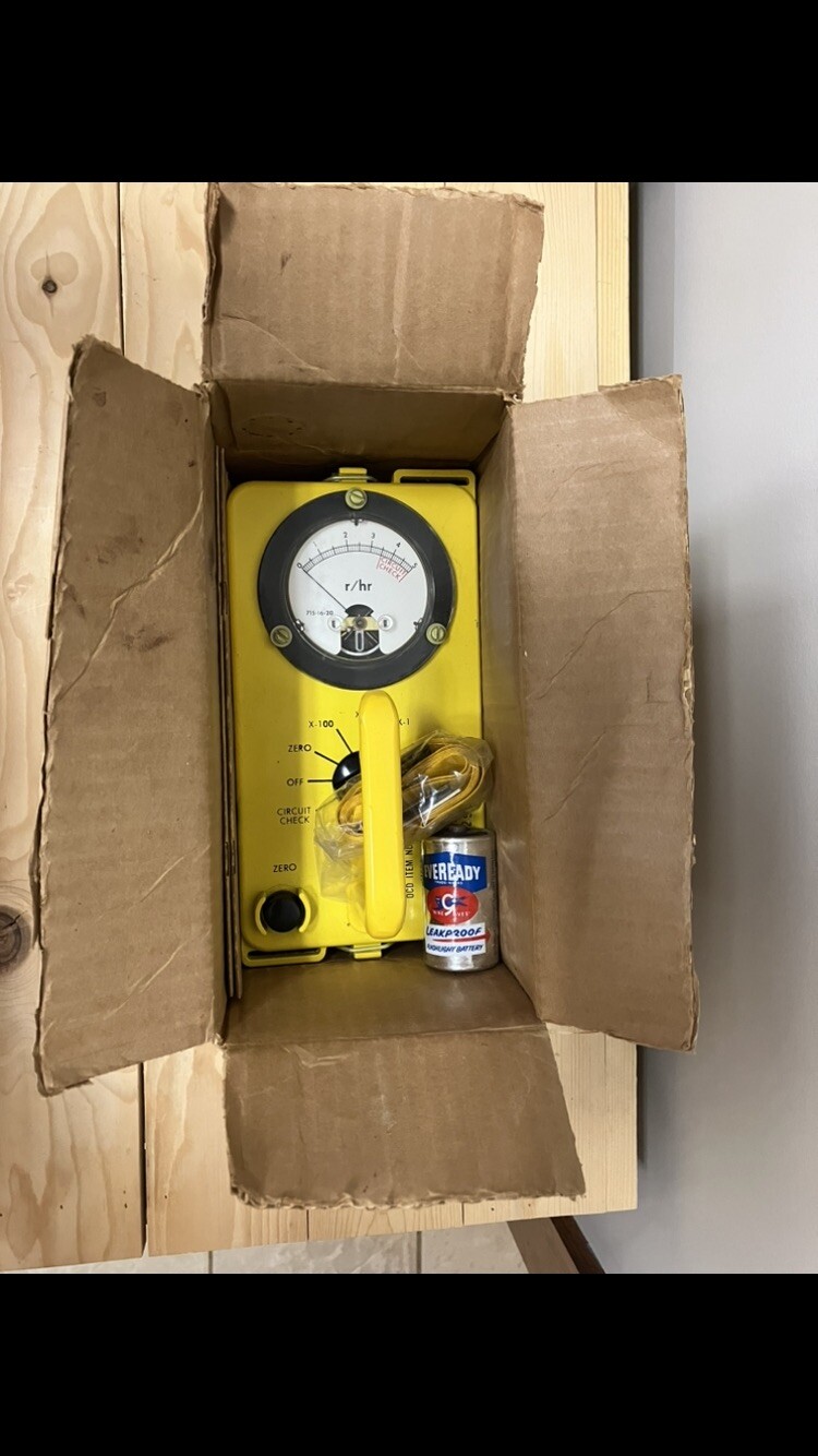 geiger counter radiation detector