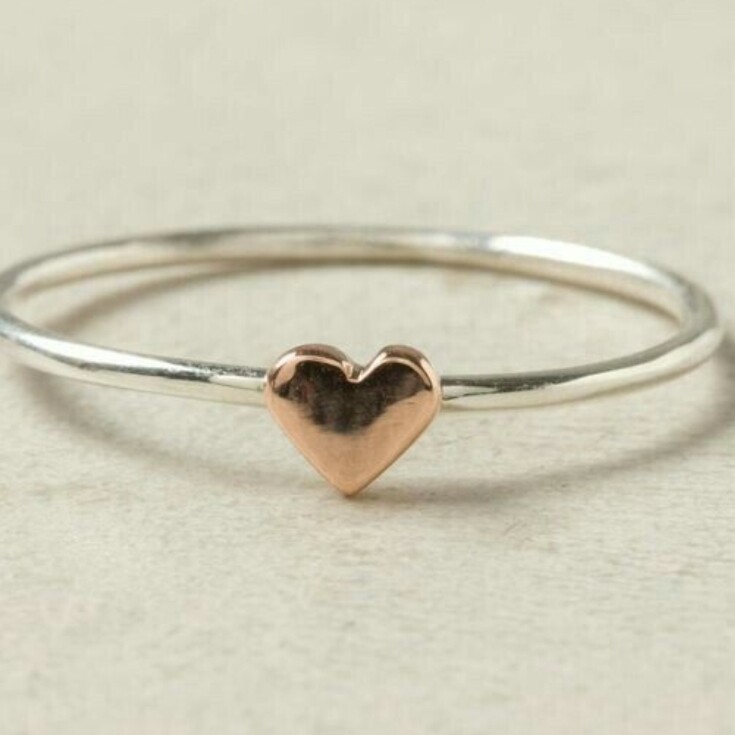 Solid 925 Sterling Silver stacking Ring Handmade Jewelry Gift For christmasA-508