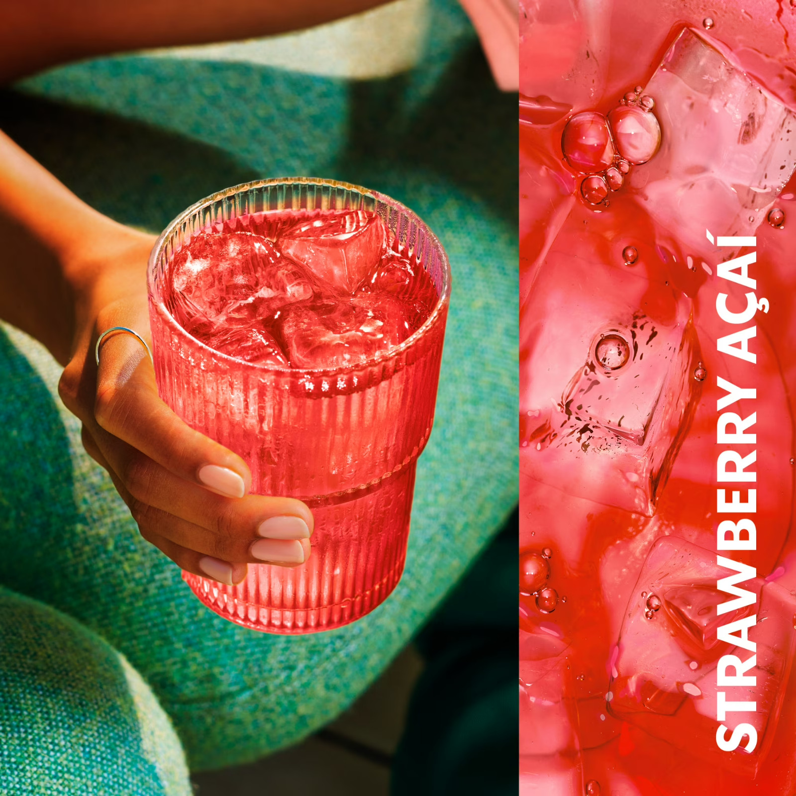 Starbucks Refreshers Concentrate Strawberry Acai, Refreshing Drink, Cold 32fl oz
