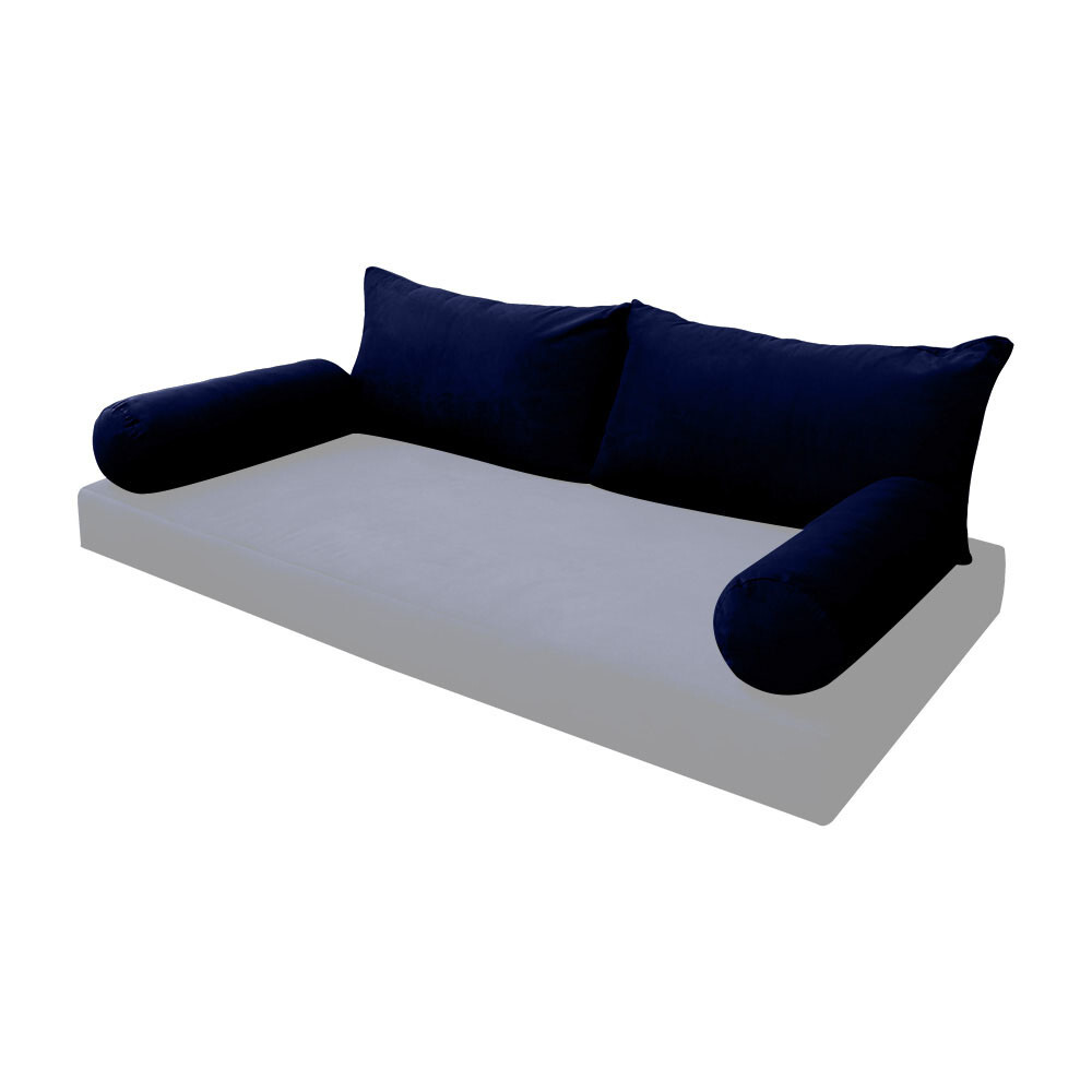 SLIPCOVER ONLY KnifeEdge Full Style V2 Velvet Indoor Daybed Bolster Pillow AD373