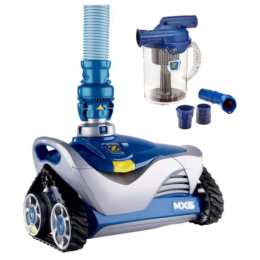 Zodiac Mx6 Automatic Suction Side Pool Cleaner Vacuum w/ Cyclonic Leaf Canister