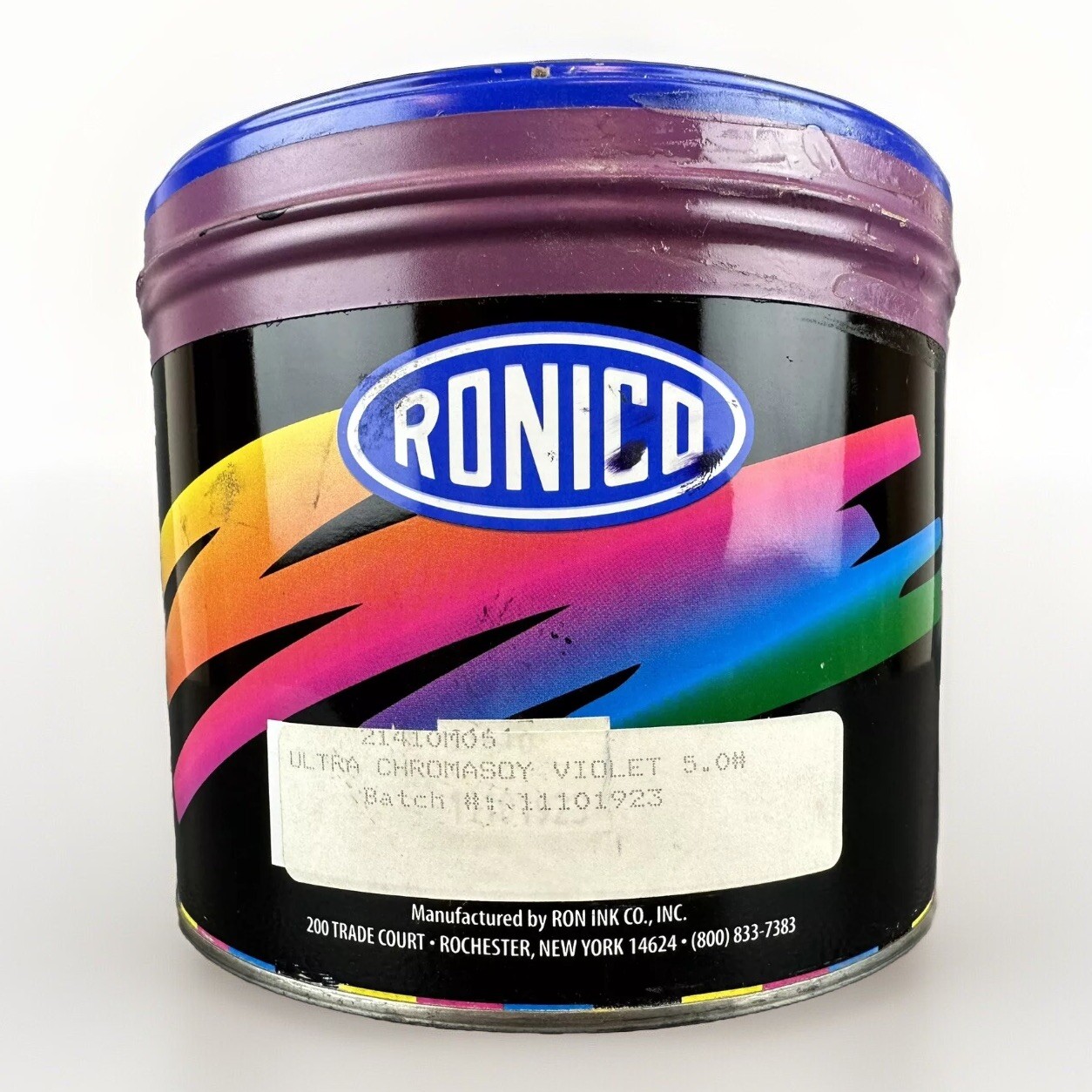 RONICO **VIOLET** OFFSET PRINTING INK OIL BASED 5 LBS PANTONE