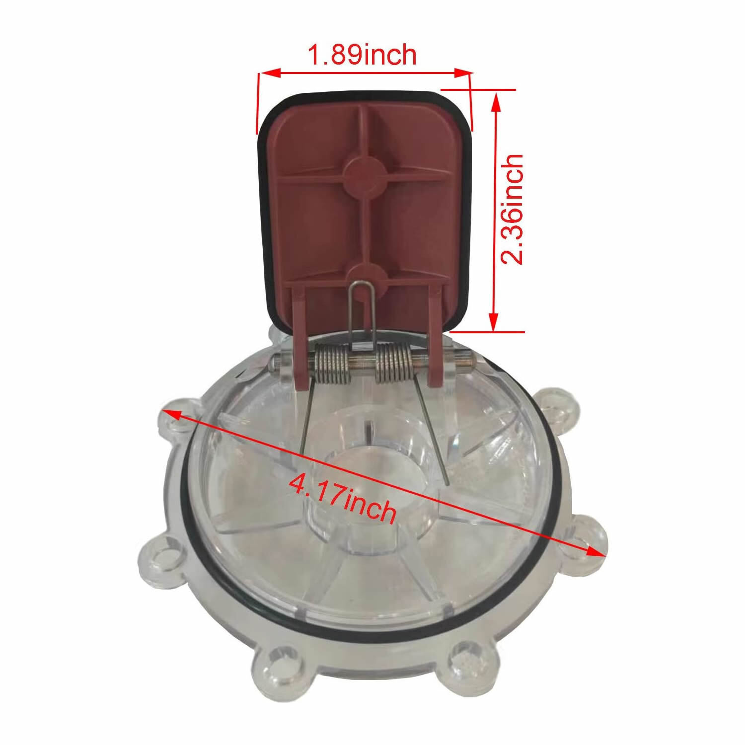 For Jandy Pool Check Valve Cover Spring Flapper Assembly Kit Replace for 7056